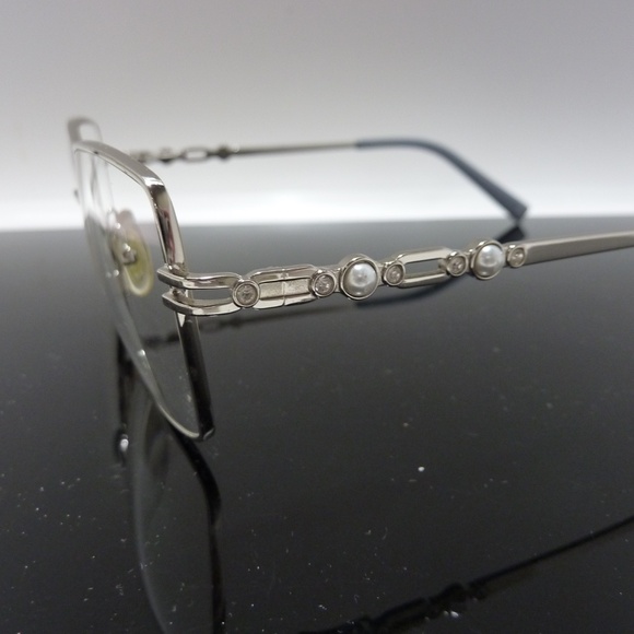 Radiance by Viva VV-8022 010 Shiny Light Nickeltin Eyeglasses 53/16/140 - Picture 5 of 9